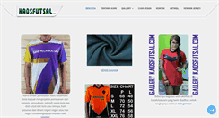 Desktop Screenshot of kaosfutsal.com